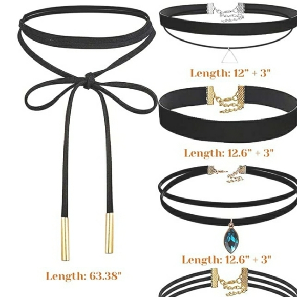 ❤3 for $15❤ bolo necktie black choker necklace - Picture 3 of 6